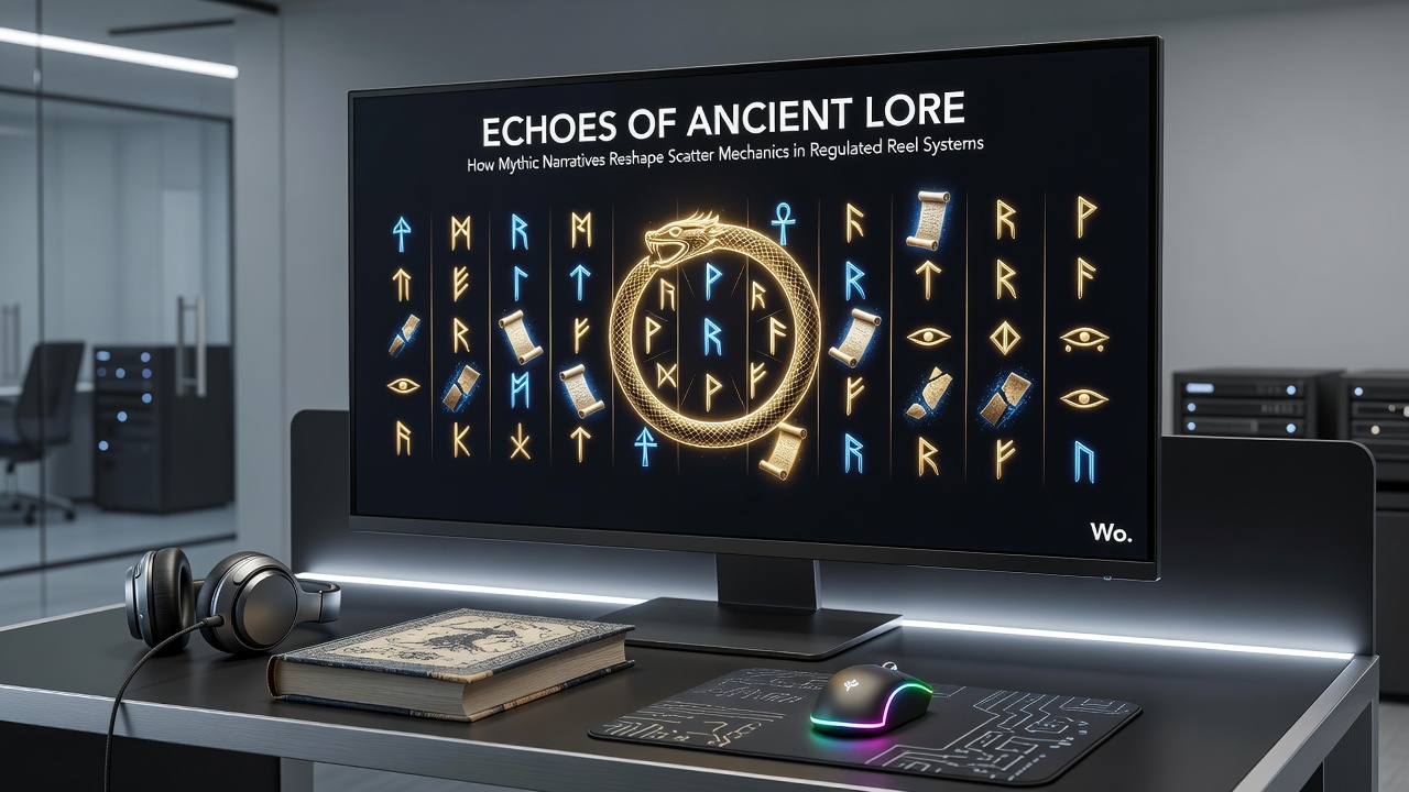 Scatter symbols inspired by global mythologies displayed on regulated casino interfaces