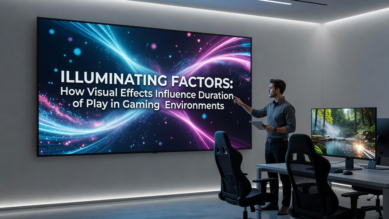 Close-up of animated reel symbols with light bursts and particle effects influencing extended gameplay sessions