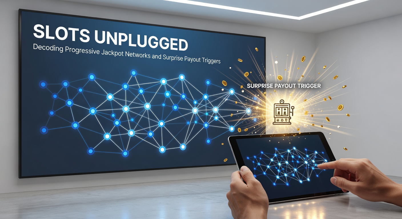 Vibrant display of a progressive jackpot meter climbing on a casino slot machine bank, with networked screens linking multiple devices